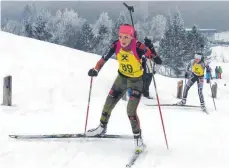  ?? FOTO: PETER HANSES ?? Lena Hanses vom DAV Ulm ließ bei den beiden Rennen in Tirol die Konkurrent­innen hinter sich.