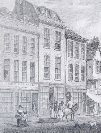  ??  ?? Westgate Street, Gloucester, 1825