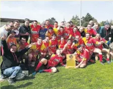  ??  ?? Champion régional pour la deuxième fois sous les couleurs de SaintColom­ban, le club veut franchir un palier sous celles du XV de Grand Lieu.