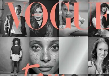  ??  ?? The latest edition of Vogue is guest edited by the Duchess of Sussex.