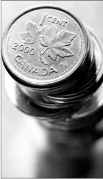  ?? — Photo by Thinkstock Images ?? The Canadian penny.