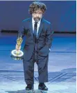  ?? FOTO: IMAGO ?? Preisträge­r Peter Dinklage aus „Game of Thrones“.