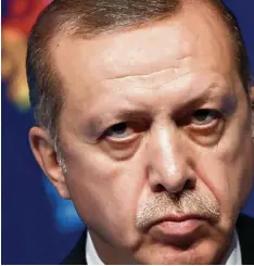 ?? Foto: Sedat Suna, dpa Archiv ?? Türkischer Präsident Recep Tayyip Erdogan: Korruption­sskandal mit horrenden Sum men bis in sein engstes Umfeld.