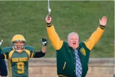  ?? RICHARD LAUTENS/TORONTO STAR FILE PHOTO ?? Unlike his frustrated dispositio­n as a mayor, Rob Ford was obviously happy when he spoke about football and coaching it, Edward Keenan writes