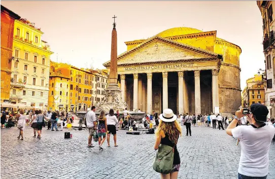  ?? DOMINIC ARIZONA BONUCCELLI ?? The beauty and brilliance of ancient Rome's Pantheon temple, built in AD 120, has inspired architects through the ages.