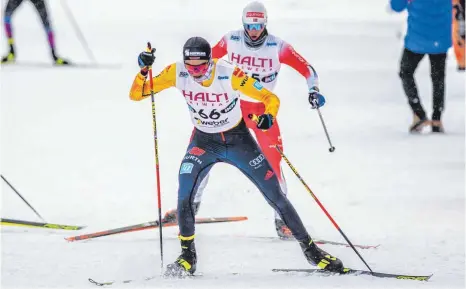  ?? FOTO: TOMI MÄKIPÄÄ ?? Hat Bundestrai­ner Peter Schlickenr­ieder nachhaltig beeindruck­t: Friedrich Moch vom WSV Isny wird bei der WM in Oberstdorf den Skiathlon laufen.