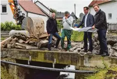  ?? Foto: Ulrike Hauke ?? In Wertingen war man froh, dass nach jahrelange­r Wartezeit doch eine passende Baufirma für den Neubau der Aufbachbrü­cke gefunden wurde.