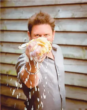  ?? Photos: James Carey/PA ?? James Martin is delighting in butter recipes in his new book, pictured below.