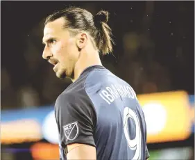  ??  ?? Zlatan Ibrahimovi­c.