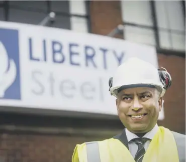  ??  ?? 0 Sanjeev Gupta, the head of the Liberty Group is looking for a buyer for several UK plants