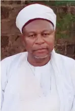  ??  ?? The District Head of Kamba, Alhaji Mahmudu Zarumai