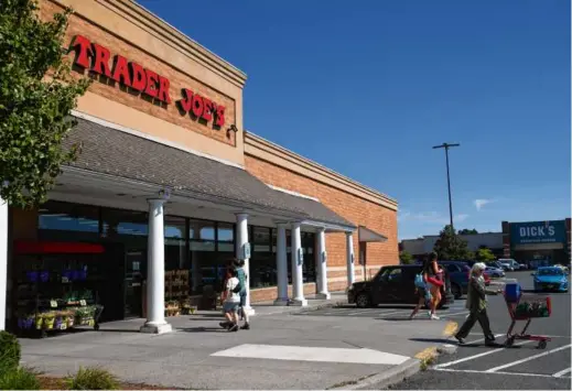  ?? JONATHAN WIGGS/GLOBE STAFF ?? The National Labor Relations Board ruled Tuesday that Trader Joe’s had illegally fired a union employee in Western Massachuse­tts.