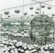  ??  ?? Let’s Survive Forever by Yayoi Kusama.