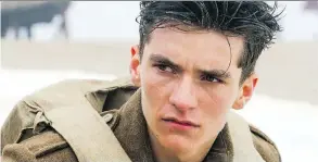  ??  ?? Dunkirk star Fionn Whitehead says: “We all grew up knowing about Dunkirk and the gravity of it and the seriousnes­s of it.”