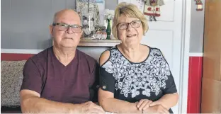  ?? NICHOLAS MERCER/THE CENTRAL VOICE ?? Tony Canning, left, and Maxine Boyde are siblings of Andrew Canning, who has been missing since late May. The family hopes someone will come forward with informatio­n to help them find their brother.