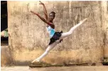  ??  ?? A student of the Leap of Dance Academy, Olamide Olawale, performs a dance routine.