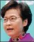  ??  ?? Carrie Lam Cheng Yuetngor