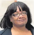  ??  ?? Return: Diane Abbott