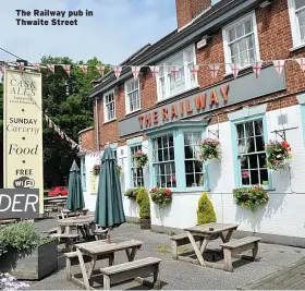  ??  ?? The Railway pub in Thwaite Street