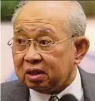  ??  ?? Tengku Razaleigh Hamzah