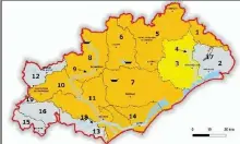  ?? : Préfecture - Crédits ?? La carte de l’état des ressources en eau dans l’Hérault