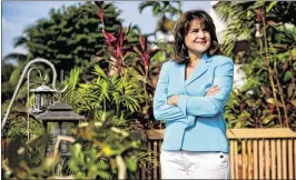  ?? SCOTT MCINTYRE / THE NEW YORK TIMES ?? Annette Taddeo, a Democrat whose primary bid for a U.S. House seat from Miami-Dade County was marred by the release of hacked secret campaign documents, is seen in Miami on Monday. The Russian cyberattac­k affected nearly a dozen House races in the...