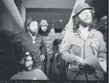  ??  ?? 0 Sixteen US veterans of the Vietnam War seized the Statue of Liberty on this day in 1971