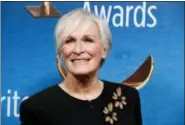  ?? PHOTO BY CHRIS PIZZELLO — INVISION — AP, FILE ?? In this file photo, actress Glenn Close poses at the 2018 Writers Guild Awards in Beverly Hills The Emmy- and Tonyaward-winning actress is in Ann Arbor, Michigan, for a gathering designed to bring awareness to efforts aimed at reducing the stigma...
