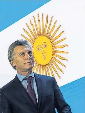  ?? (AP) ?? Mauricio Macri. El Presidente apuesta al intercambi­o con Europa.