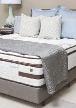  ??  ?? Sealy o ers a 10-year guarantee on all Sealy Postureped­ic beds. Sealy Postureped­ic mattresses o er the best balance of comfort with its triple support system.