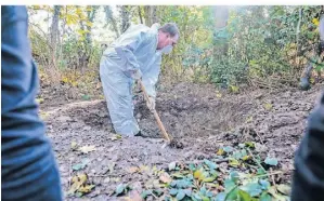  ?? ARCHIV-FOTO: NOP ?? Im November 2022 findet die Polizei die zerstückel­ten Leiche Kazim Tatars in einem Waldstück in Hülsdonk.