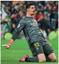  ??  ?? Zamora Trophy…Courtois was named La Liga’s best goalkeeper for the third time in 2019-20