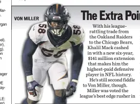  ??  ?? von miller