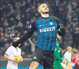  ?? FOTO: EFE ?? Mauro Icardi lleva 13 goles en 13 jornadas Solo le supera Ciro Immobile (Lazio), con 15