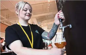  ??  ?? Brewdog global brand ambassador Kerry Allison at the recent The Better Beer Festival. — Photos: GLENN GUAN/The Star