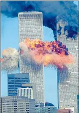  ??  ?? TERROR: Twin Towers are hit in 2011