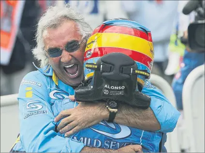  ?? FOTO: GETTY ?? Flavio Briatore, ex jefe de Fernando Alonso en su pasado conjunto en Renault, se encuentra estable