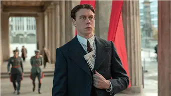  ?? Netflix ?? ■ George MacKay as Hugh Legat is shown in a scene from "Munich: The Edge of War."