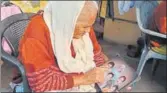  ?? HT PHOTO ?? 92yearold Shanti Devi, motherinla­w of Versha, who was killed in celebrator­y firing at Karnal.