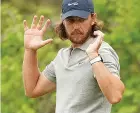  ??  ?? GOLF
ROCK ON, TOMMY Fleetwood yesterday