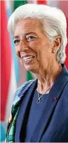  ?? ?? Christine Lagarde preside el BCE.