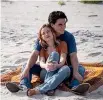  ??  ?? Britt Robertson stars opposite KJ Apa in the syrupy, superficia­l I Still Believe.