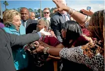  ?? PHOTO: REUTERS ?? US Democratic presidenti­al nominee Hillary Clinton in Daytona Beach, Florida.