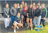  ?? Photo / Supplied ?? The Nga Wahine Toa side which won the Hurricanes under-18 girls sevens tournament.