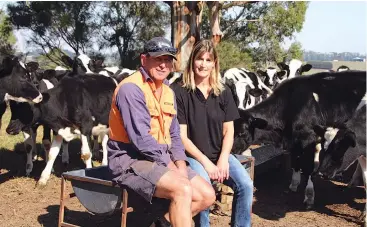  ??  ?? InCharge has paid dividends for Neerim South dairy farmers Mick and Julie Fusinato.