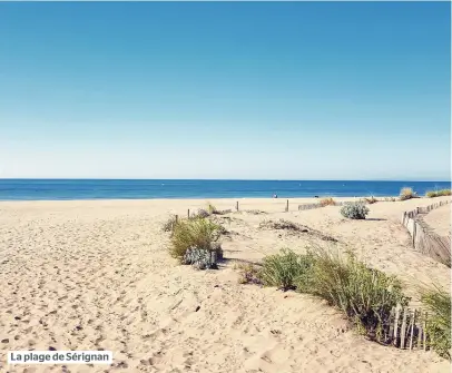  ??  ?? La plage de Sérignan