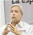  ??  ?? Candidato. Bonilla actualment­e aspira al Senado por Morena.