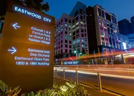  ??  ?? Filled with leisure and entertainm­ent developmen­ts that are open 24/7, it is no surprise that Eastwood City has become a haven for city dwellers.