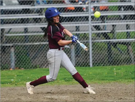  ?? File photo by Ernest A. Brown ?? Woonsocket senior Lauren Peloquin was expected to be one of the leaders on this season’s Villa Novan squad that was moving into its new home, the field at Cass Park that abuts the high school. Instead, Peloquin is now focused on life after high school at UMass-Amherest.