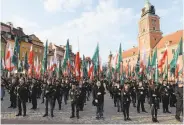  ?? Czarek Sokolowski / Associated Press 2017 ?? Far-right groups like the National-Radical Camp have held rallies like this one last year in Warsaw.